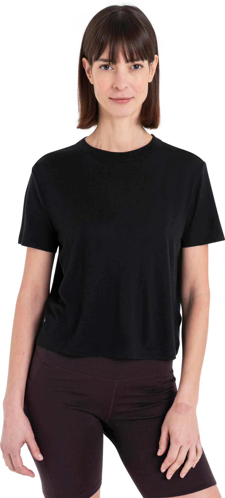 Product gallery image number 1 for product Merino 150 Tech Lite III Short Sleeve Crop T-Shirt - Women's