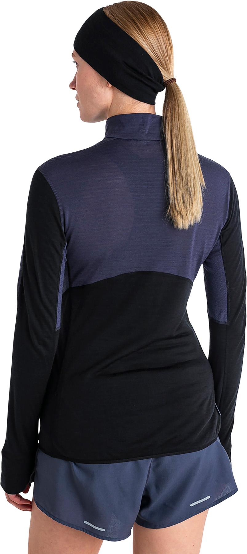 Numéro de l'image de la galerie de produits 3 pour le produit Manteau à manches longues et demi-glissière en mélange de mérinos 200 RealFleece Descender - Femme