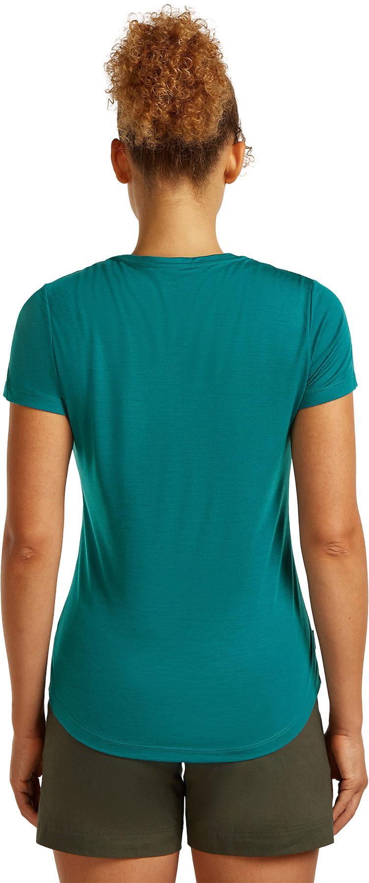 Product gallery image number 3 for product Merino 125 Cool-Lite Sphere III Short Sleeve Scoop Tee - Women's