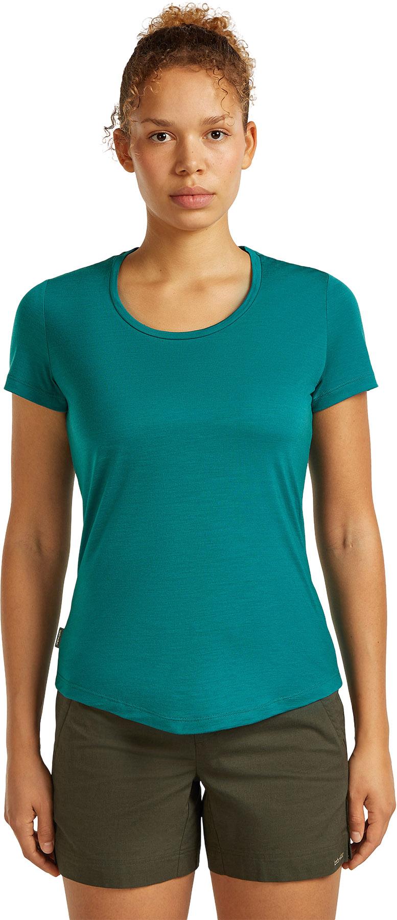 Product gallery image number 4 for product Merino 125 Cool-Lite Sphere III Short Sleeve Scoop Tee - Women's