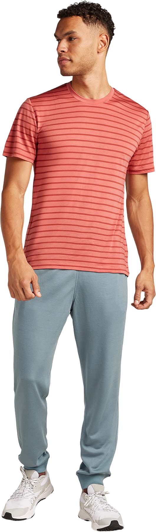 Numéro de l'image de la galerie de produits 4 pour le produit T-shirt à manches courtes en mélange mérinos rayé Drayden - Homme 