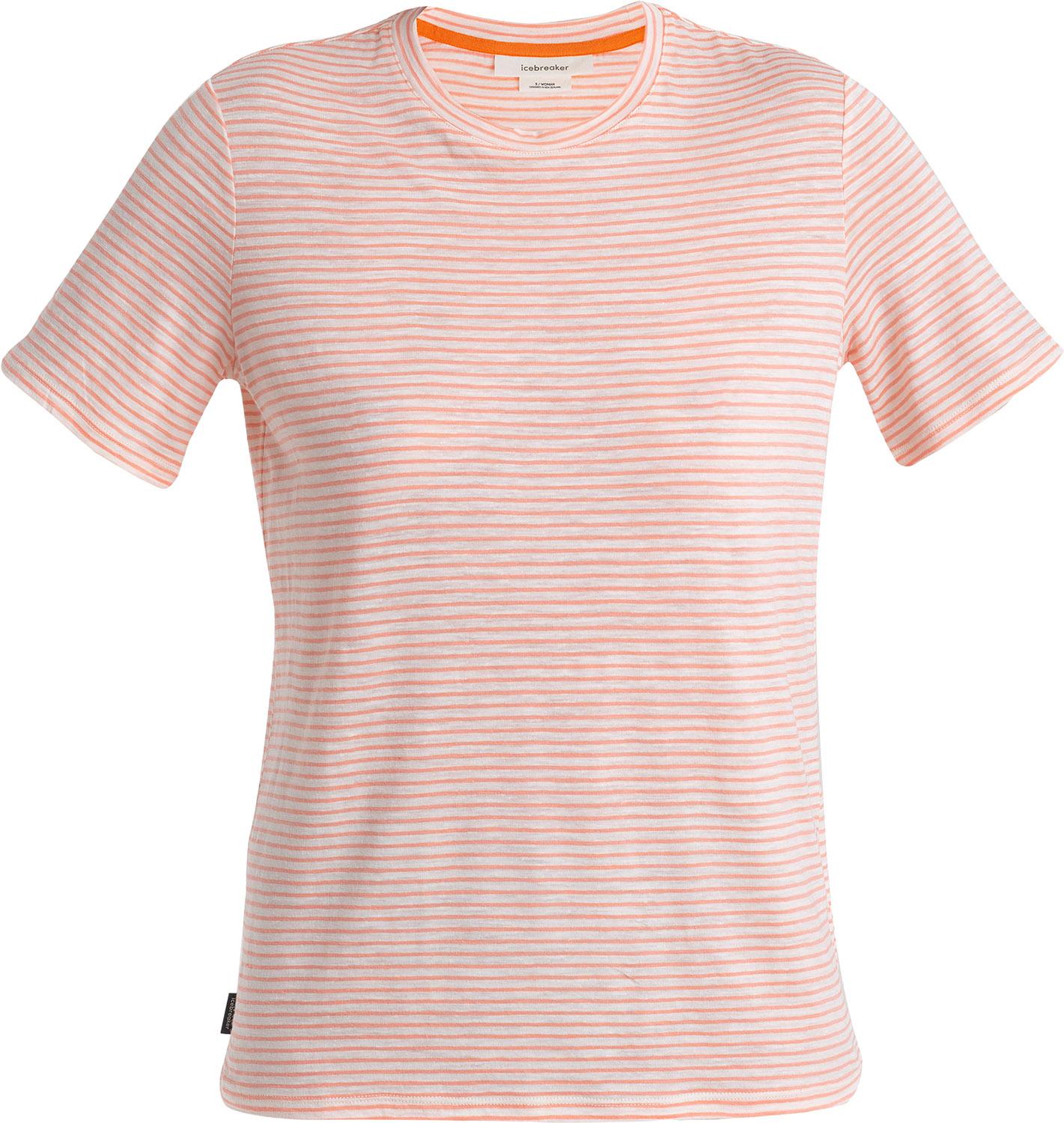Product gallery image number 1 for product Merino Linen Stripe Short Sleeve T-Shirt - Women's