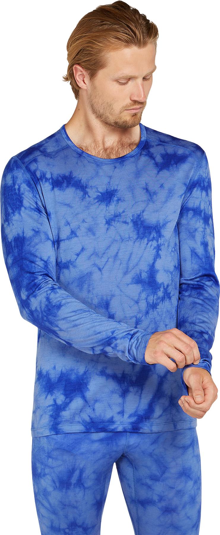 Product image for Merino 200 Oasis Cloud Dye Long Sleeve Crewe Thermal Top - Men's