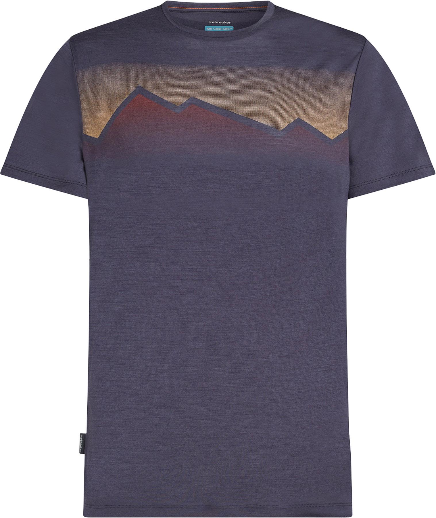 Image de produit pour T-shirt à manches courtes en mélange de mérinos 125 Cool-Lite Sphere Radiant Peak - Homme