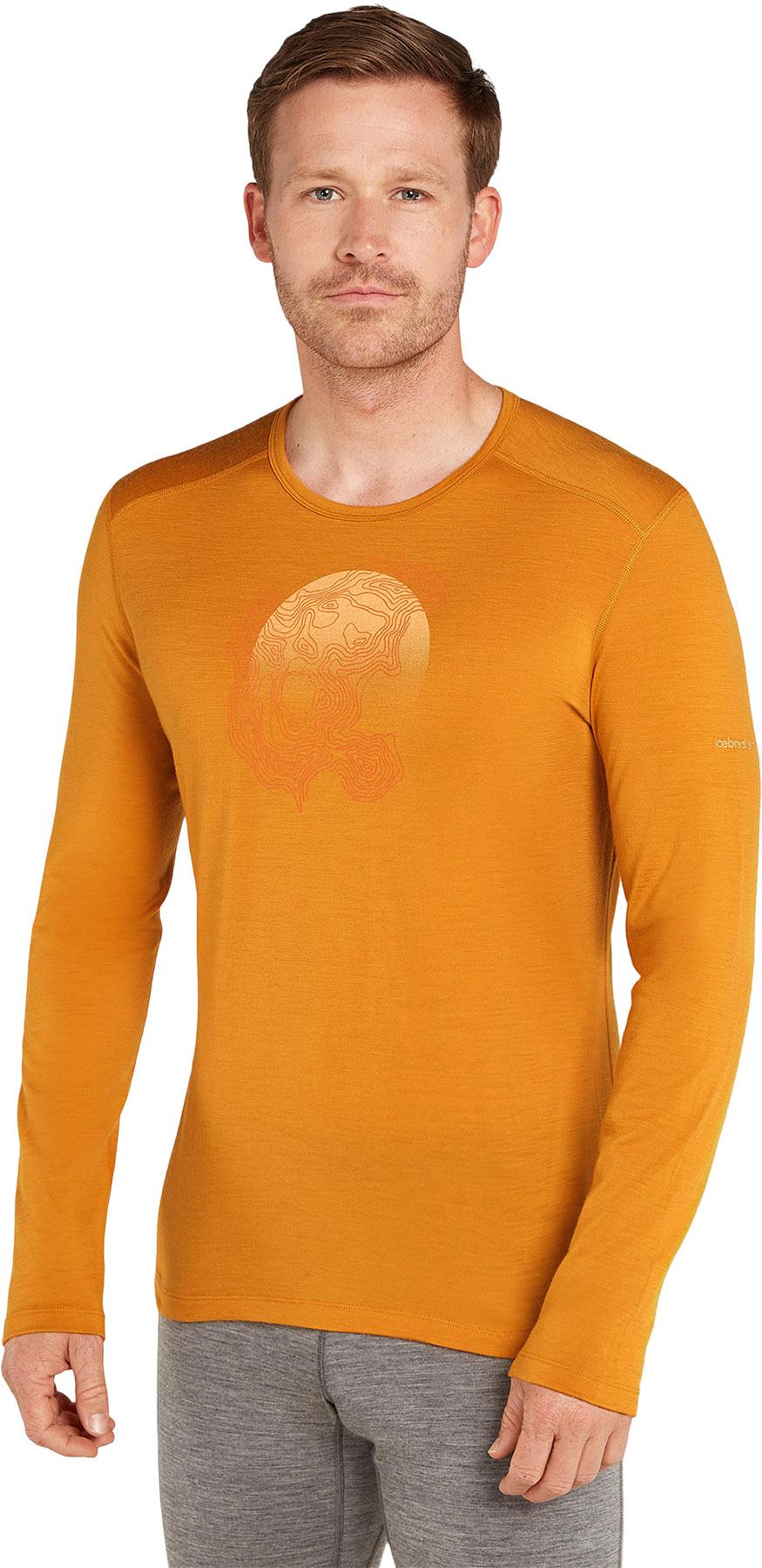 Product gallery image number 4 for product Merino 200 Oasis Long Sleeve Crewe Thermal Top Ruapehu Round - Men's