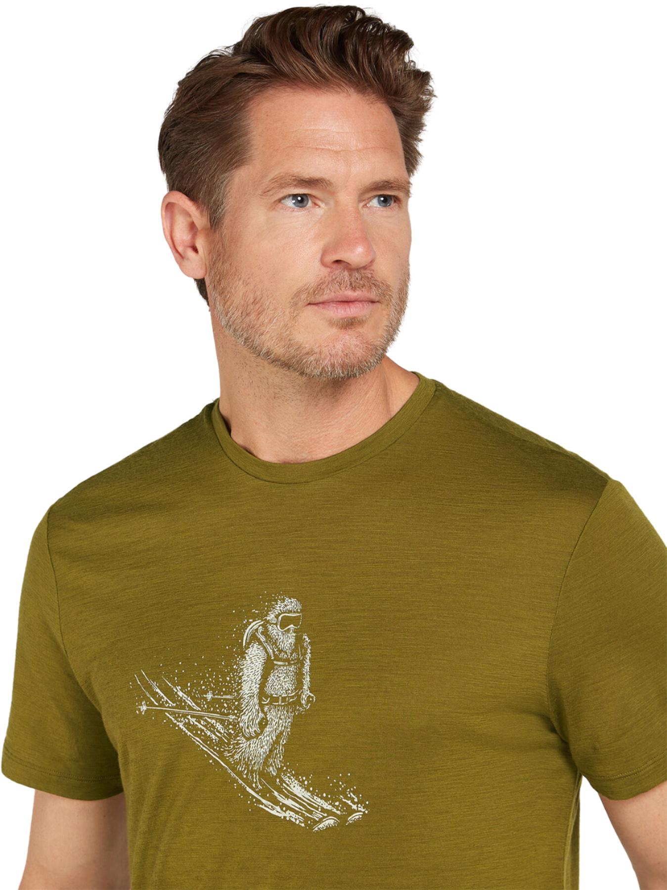 Product gallery image number 3 for product Merino 150 Tech Lite Short Sleeve T-Short Sking Yeti - Men's