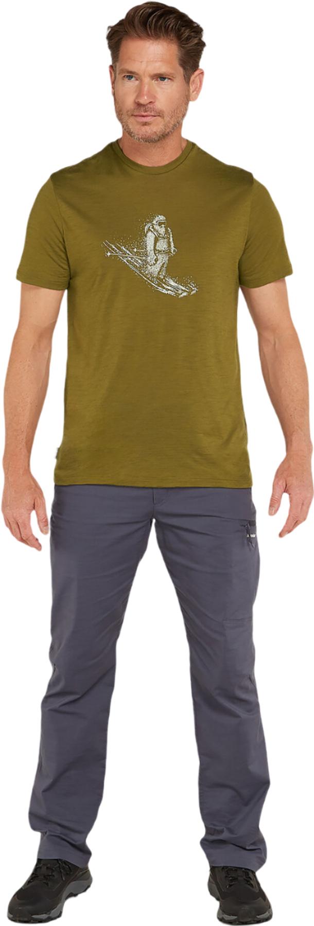 Product gallery image number 4 for product Merino 150 Tech Lite Short Sleeve T-Short Sking Yeti - Men's