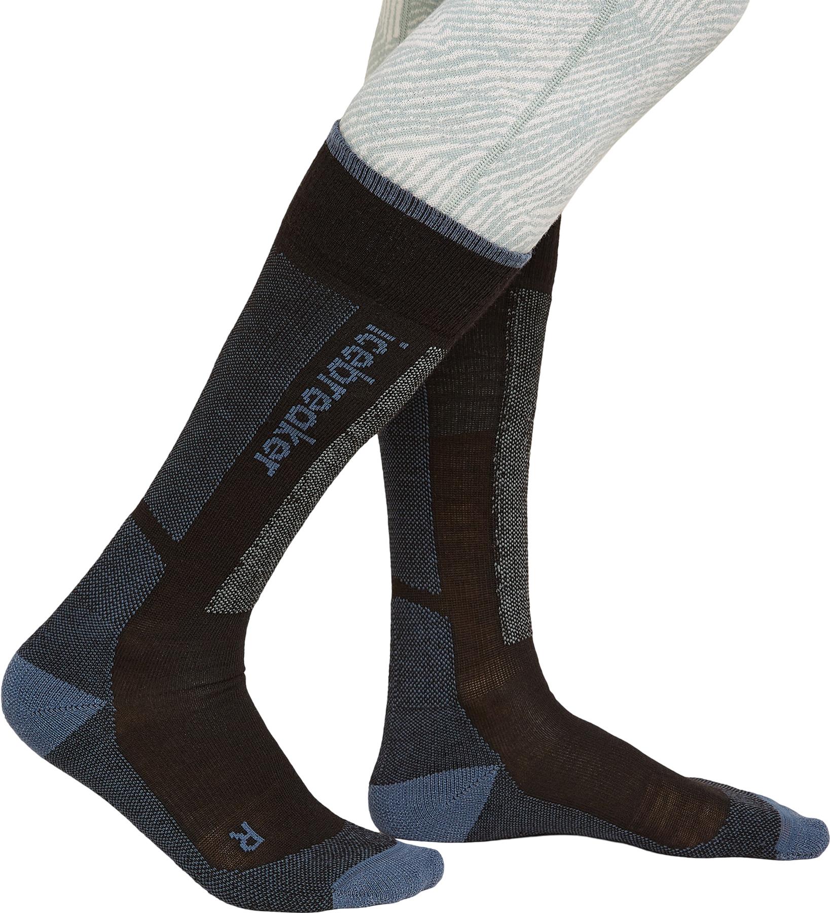 Product gallery image number 3 for product Merino Ski+ Light Over The Calf Socks - Women's