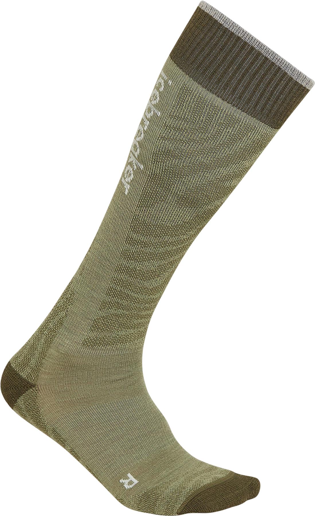 Product gallery image number 1 for product Merino Ski+ Light Over The Calf Mountain Contour Socks - Women's