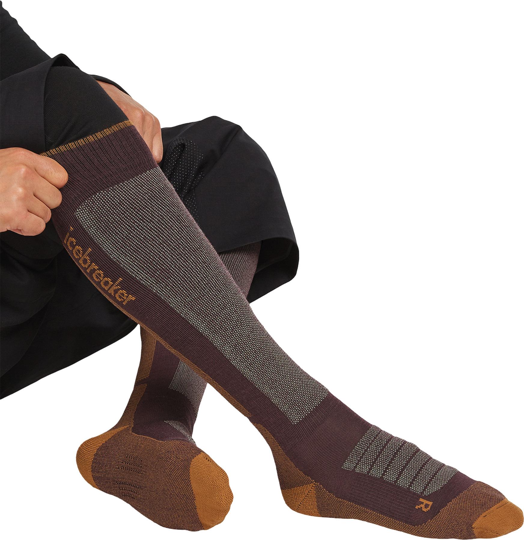 Product gallery image number 3 for product Chaussettes de ski en laine mérinos - Homme