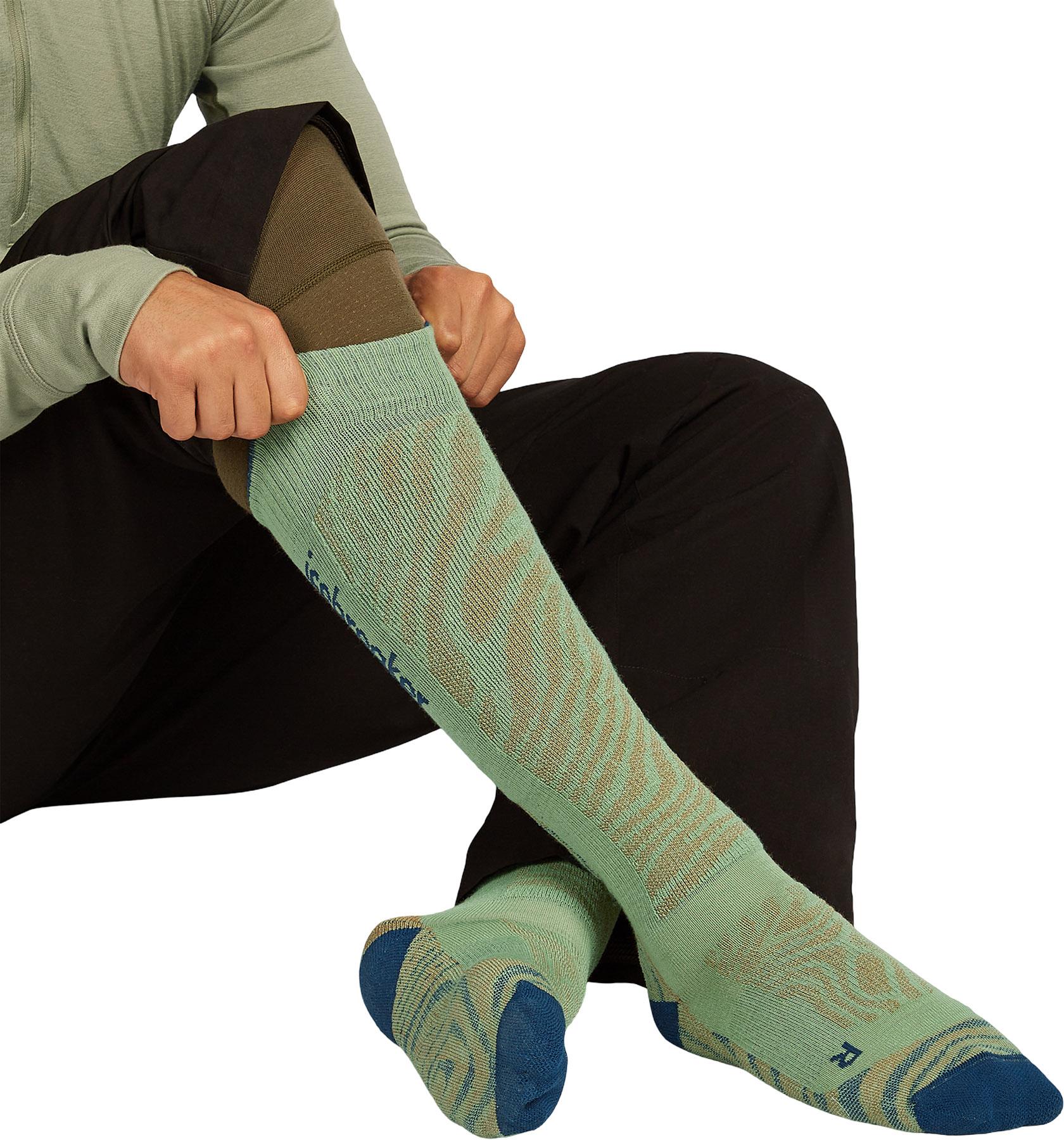 Product gallery image number 5 for product Chaussettes de ski en laine mérinos Mountain Contour - Homme