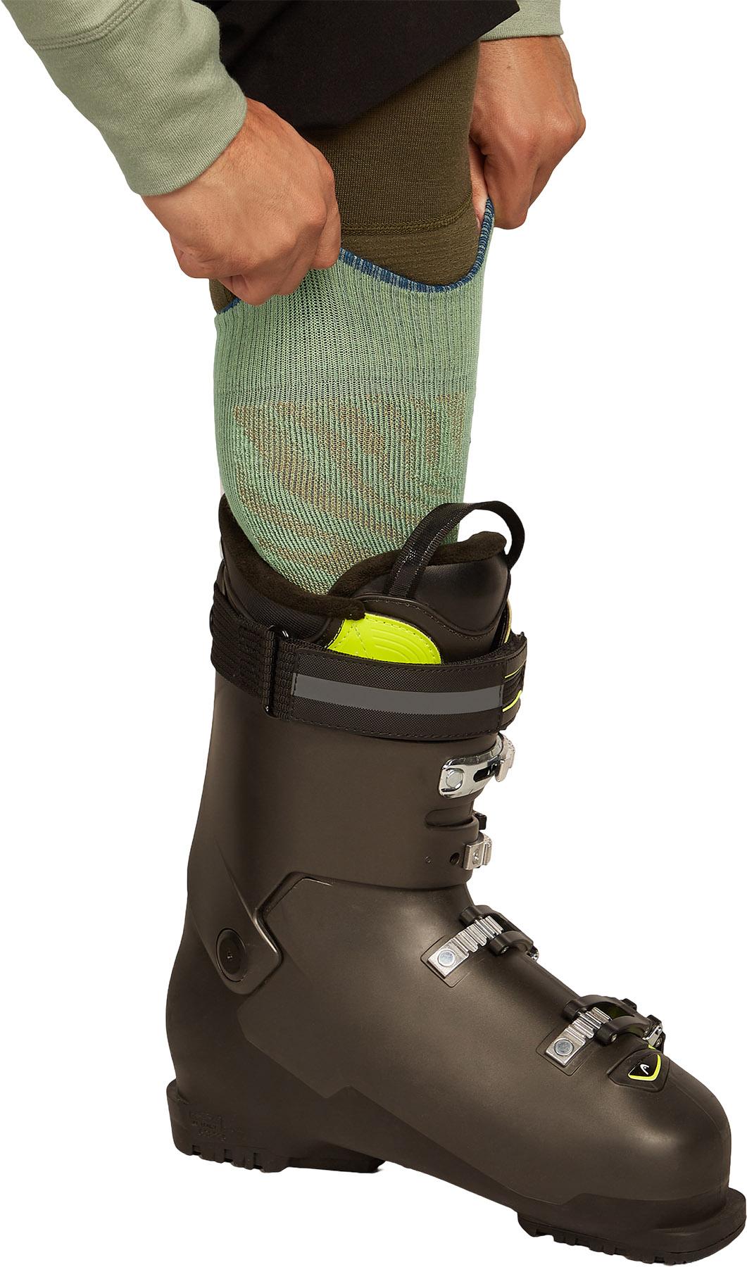 Product gallery image number 2 for product Chaussettes de ski en laine mérinos Mountain Contour - Homme