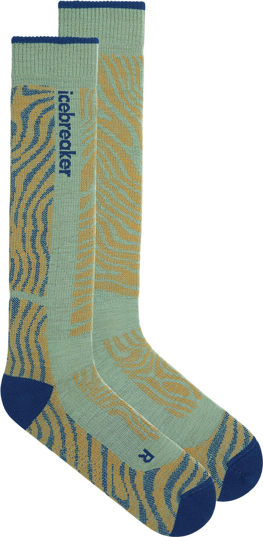 Product gallery image number 3 for product Chaussettes de ski en laine mérinos Mountain Contour - Homme