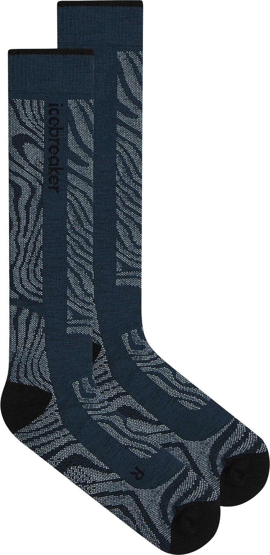 Image de produit pour Chaussettes de ski en laine mérinos Mountain Contour - Homme