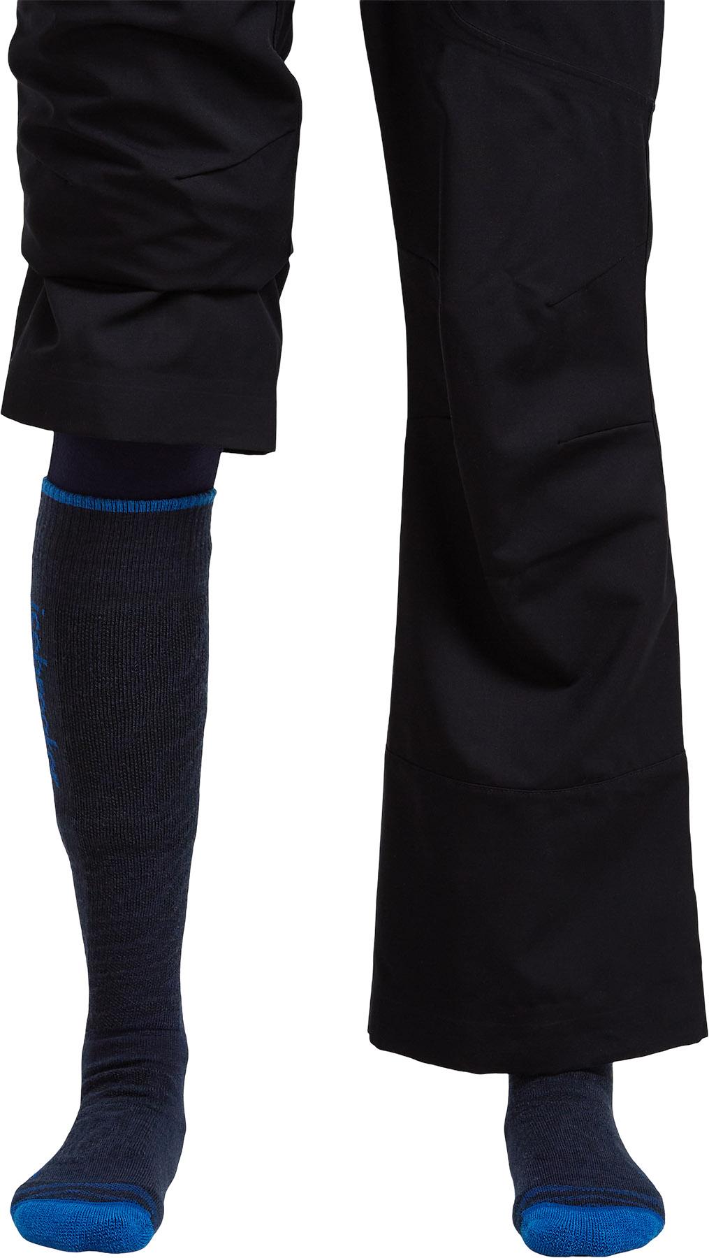 Numéro de l'image de la galerie de produits 2 pour le produit Chaussettes sous-genou en mélange de mérinos Ski+ Medium Mountain Contour - Femme
