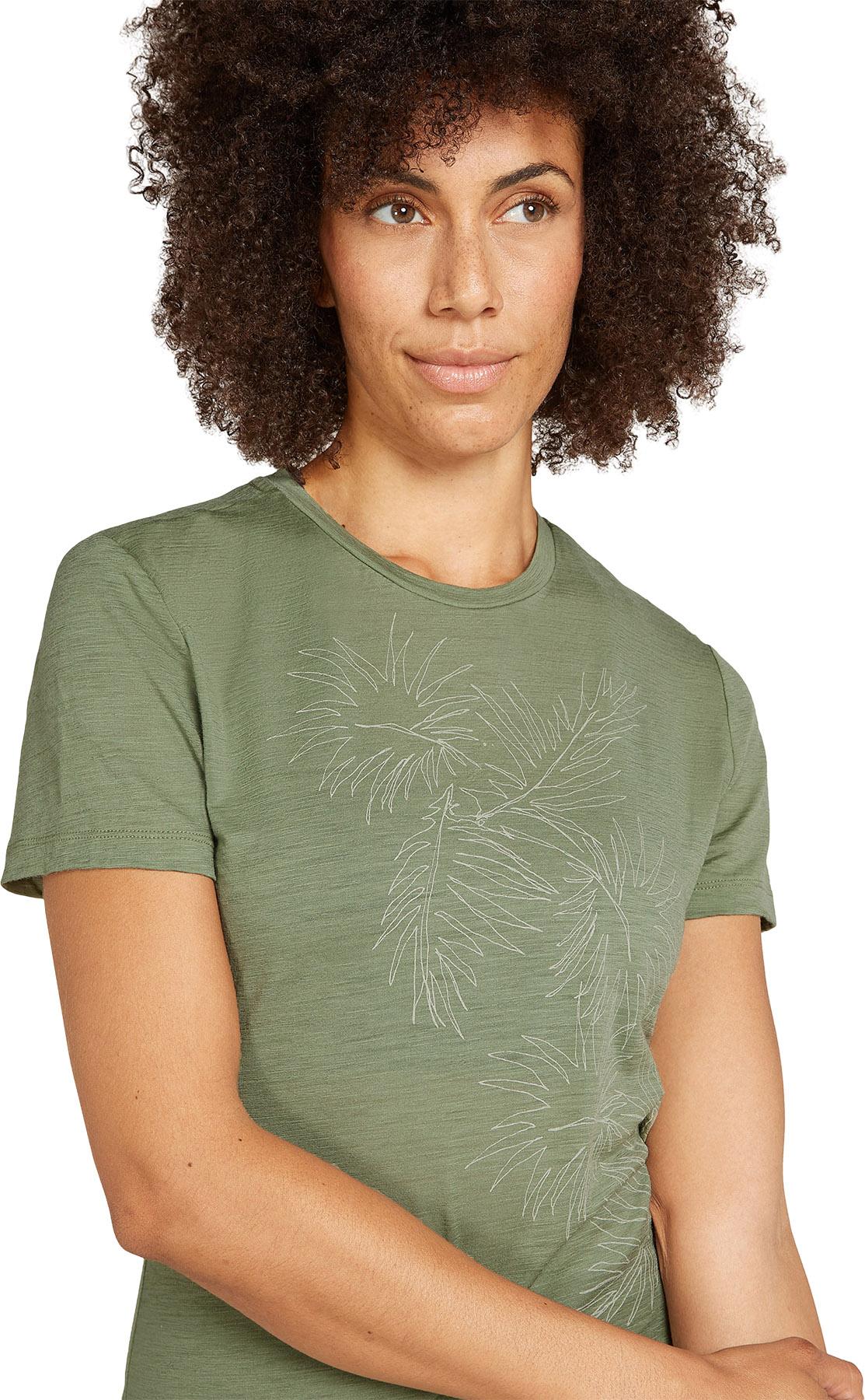Product gallery image number 3 for product Merino 150 Tech Lite Winter Floral Short Sleeve T-Shirt - Women's