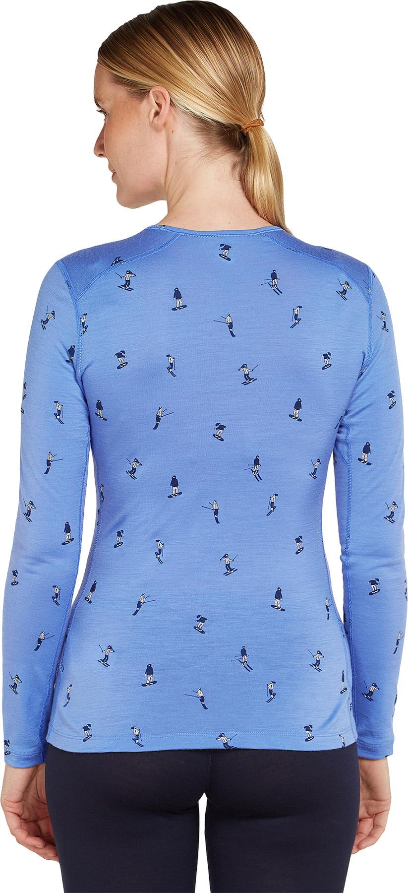 Product gallery image number 2 for product Merino 200 Oasis Snow Day Long Sleeve Crewe Thermal Top - Women's