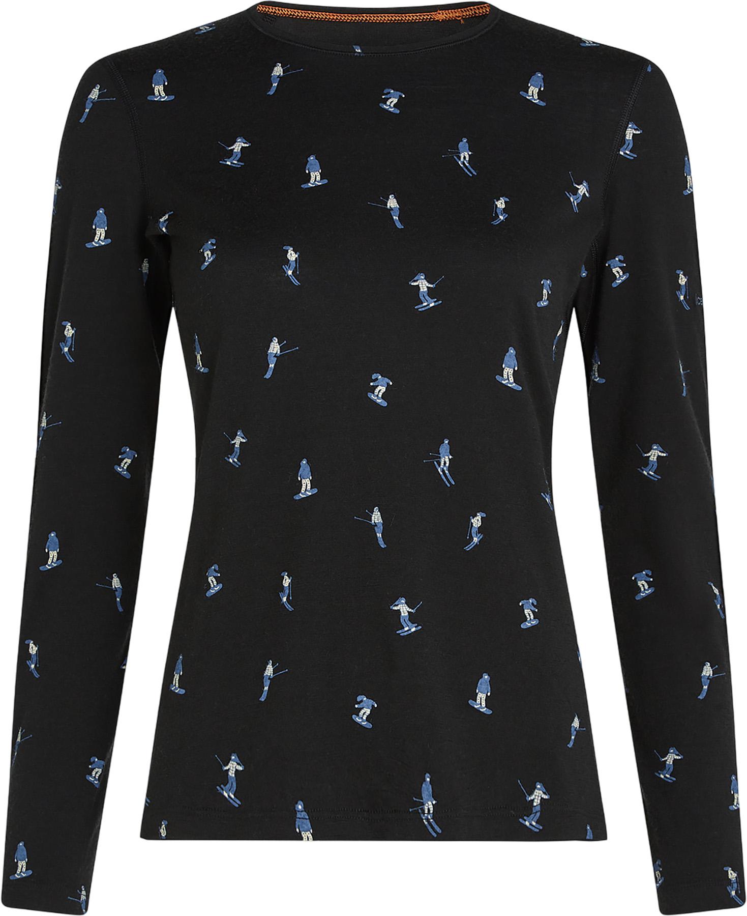 Product image for Merino 200 Oasis Snow Day Long Sleeve Crewe Thermal Top - Women's