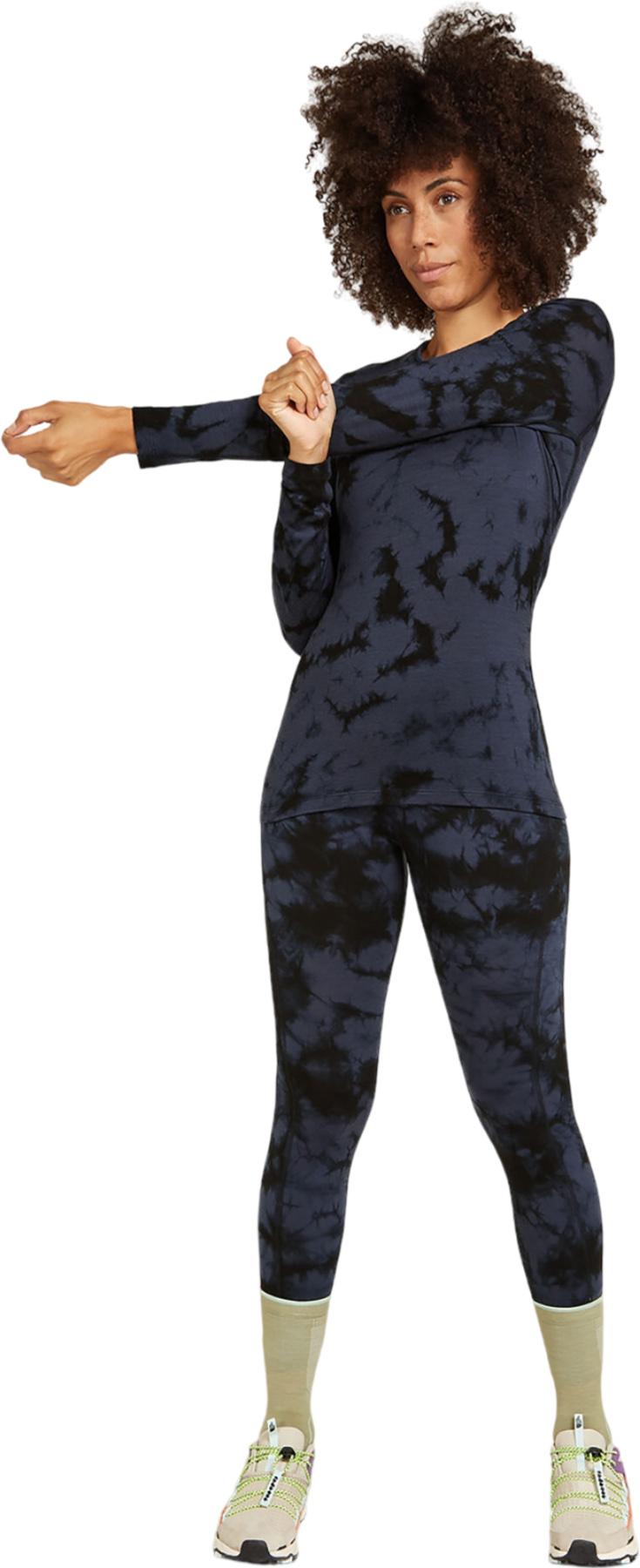 Product gallery image number 4 for product Merino 200 Oasis Cloud Dye Long Sleeve Crewe Thermal Top - Women's