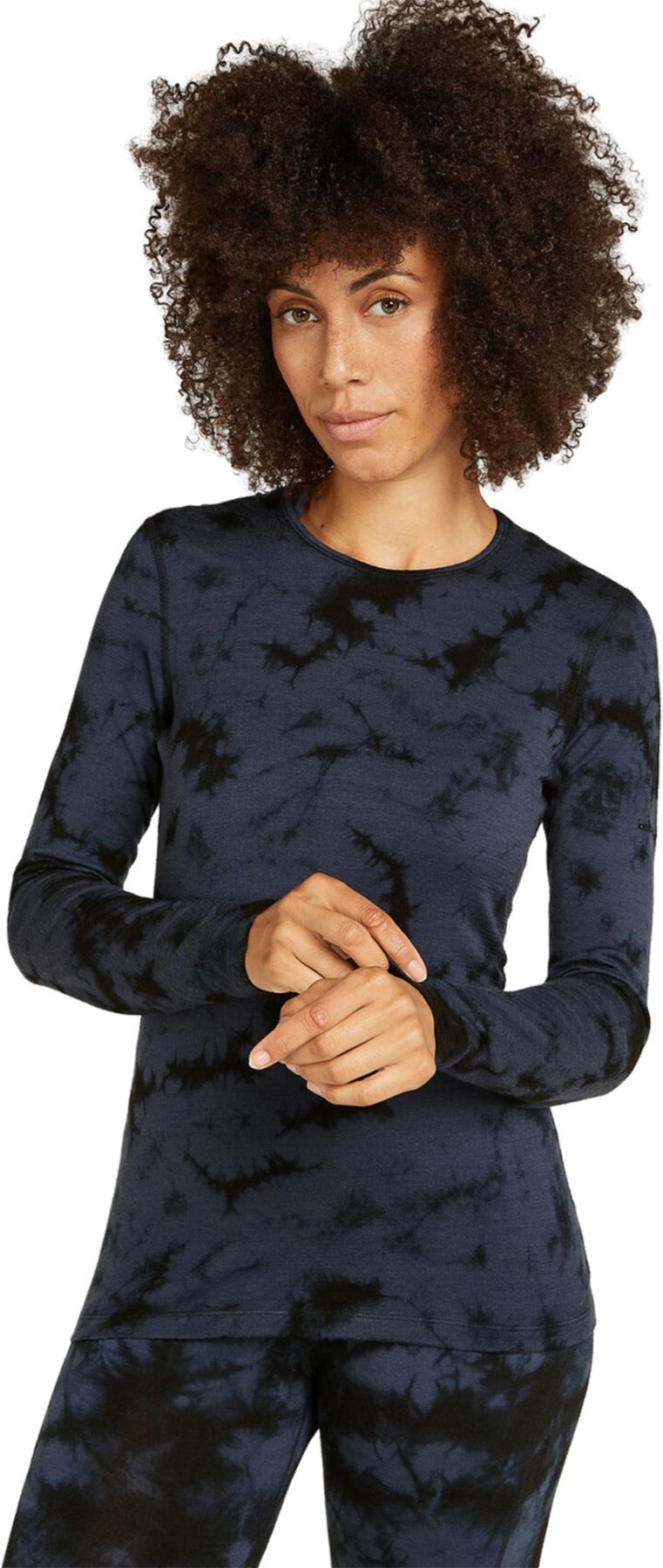 Product gallery image number 1 for product Merino 200 Oasis Cloud Dye Long Sleeve Crewe Thermal Top - Women's