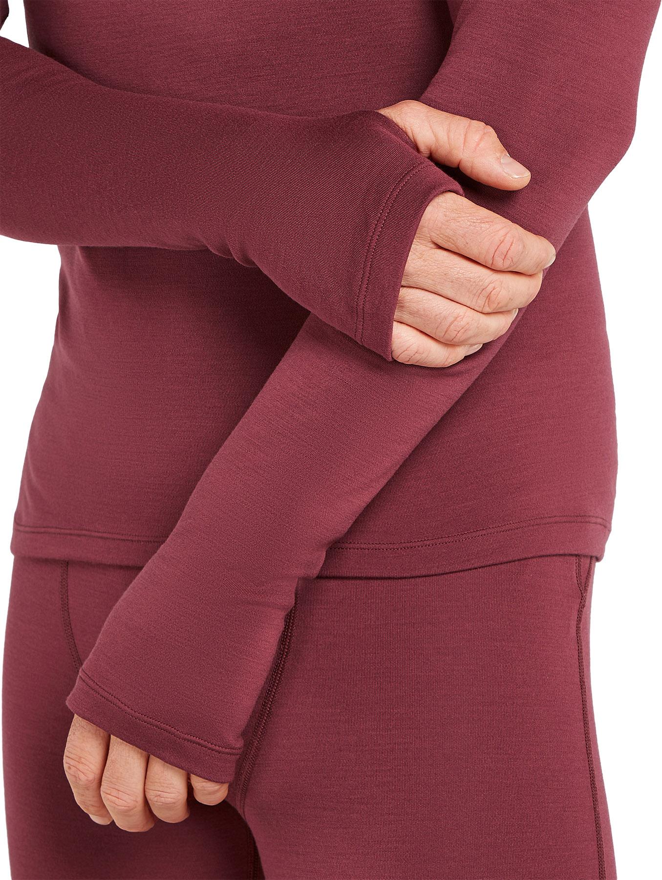 Product gallery image number 4 for product 300 MerinoFine Polar Long Sleeve Roll Neck Thermal Top - Men's