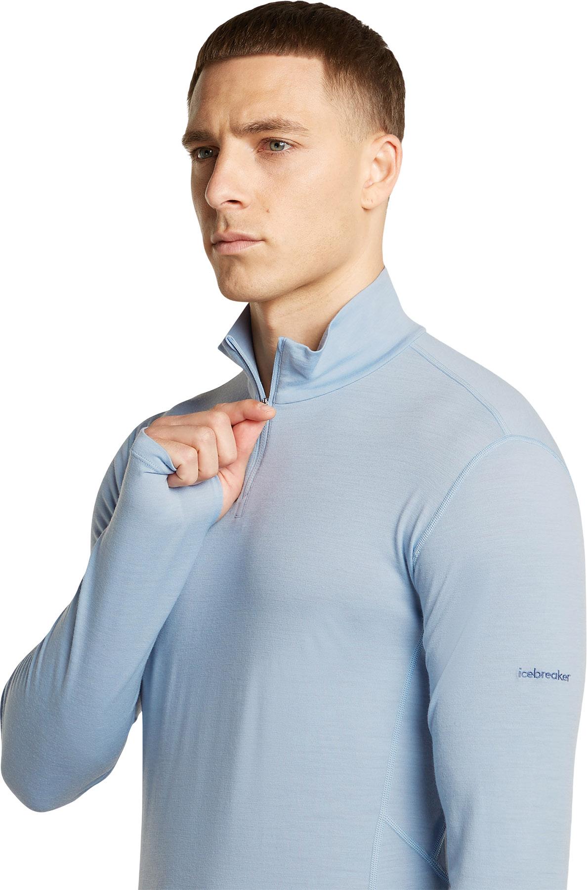Product gallery image number 3 for product 200 MerinoFine Ace Long Sleeve Thermal Half Zip Top - Men's