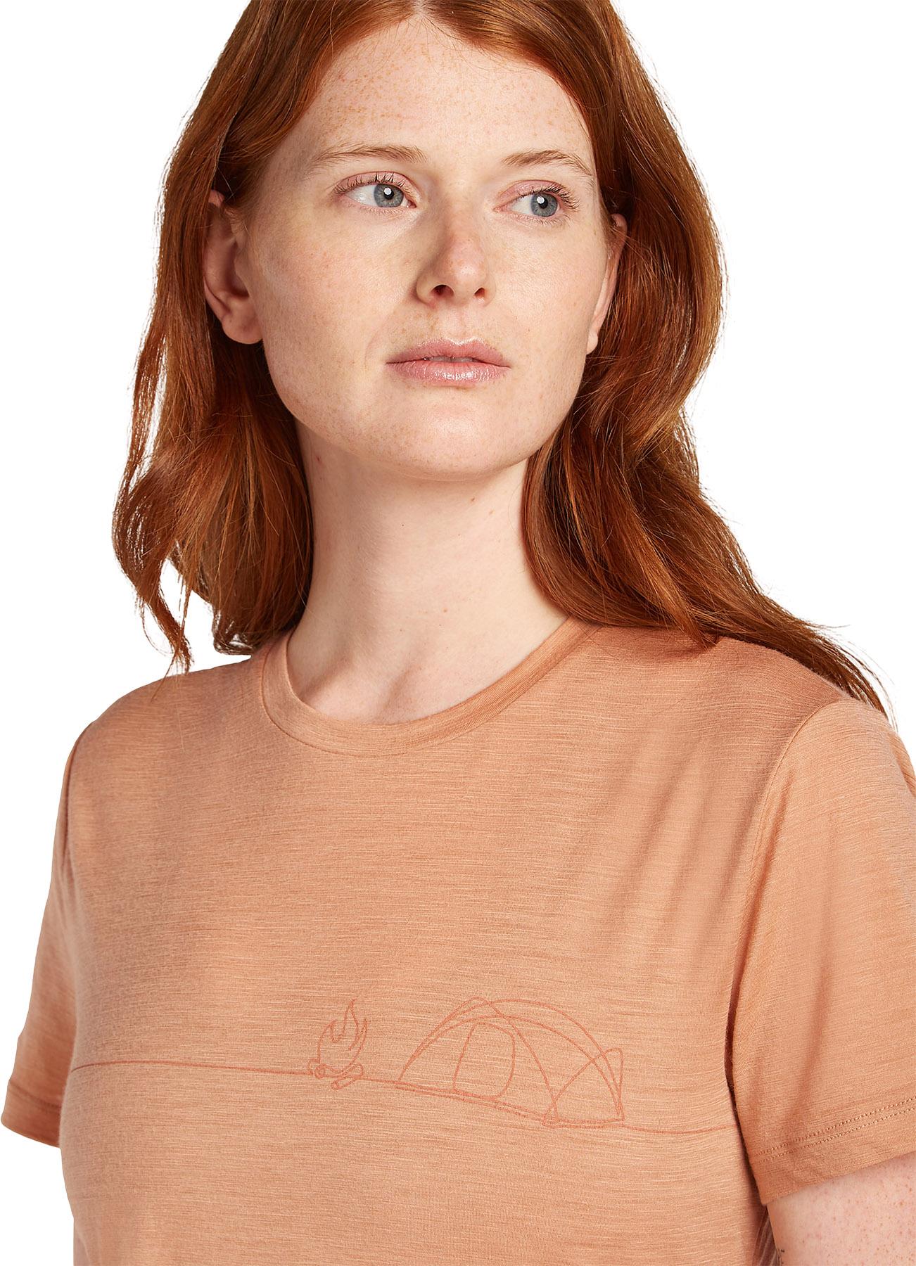 Product gallery image number 3 for product Merino 150 Tech Lite Single Line Camp Short Sleeve T-Shirt - Women's