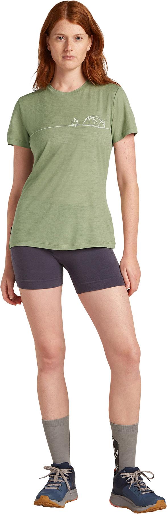 Product gallery image number 4 for product Merino 150 Tech Lite Single Line Camp Short Sleeve T-Shirt - Women's