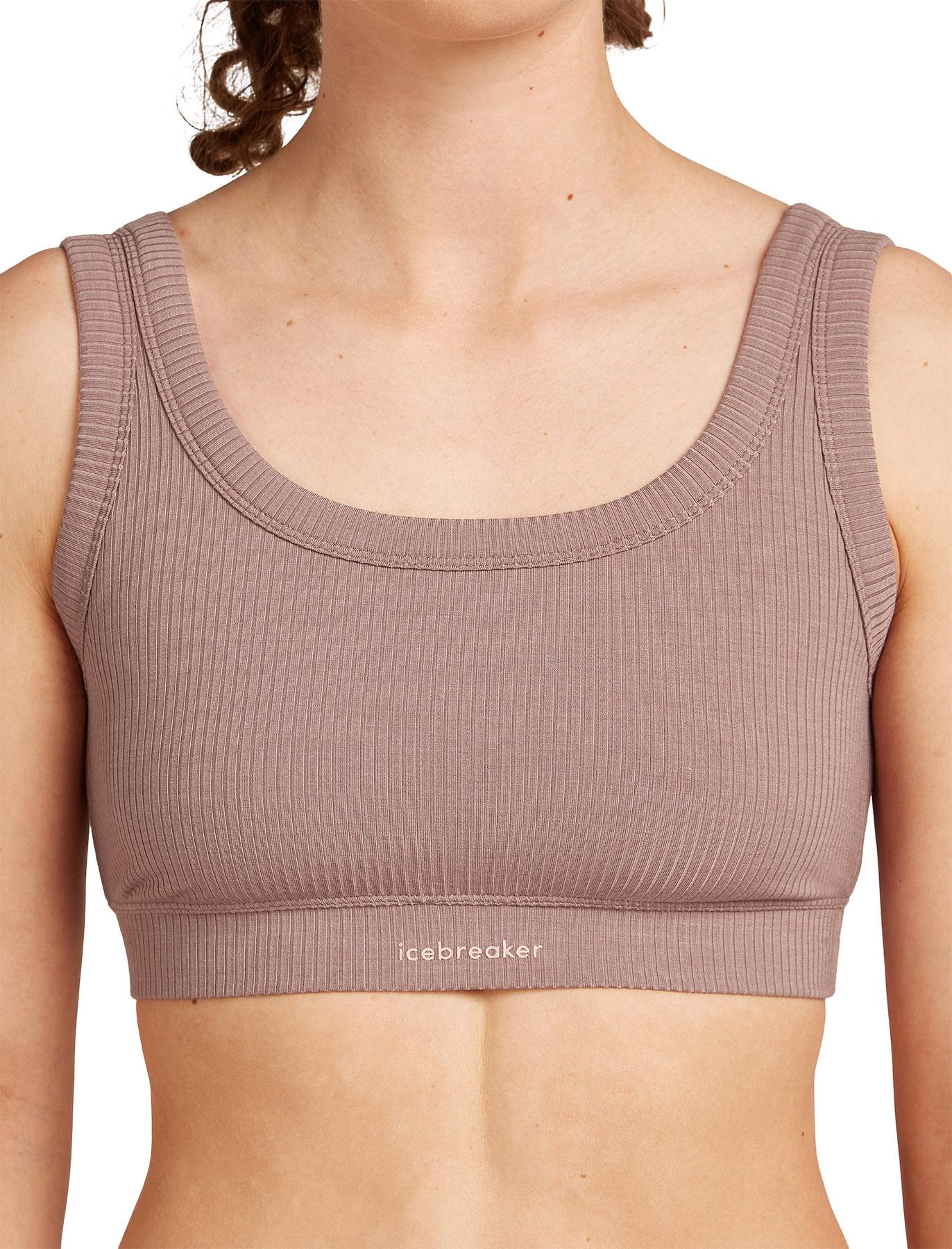 Product gallery image number 4 for product Rib Lotus Merino Blend Bra - Women's