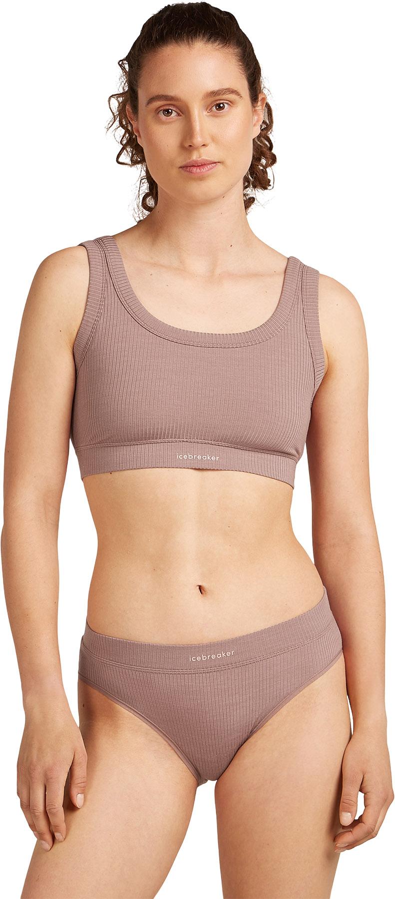 Product gallery image number 5 for product Rib Lotus Merino Blend Bra - Women's