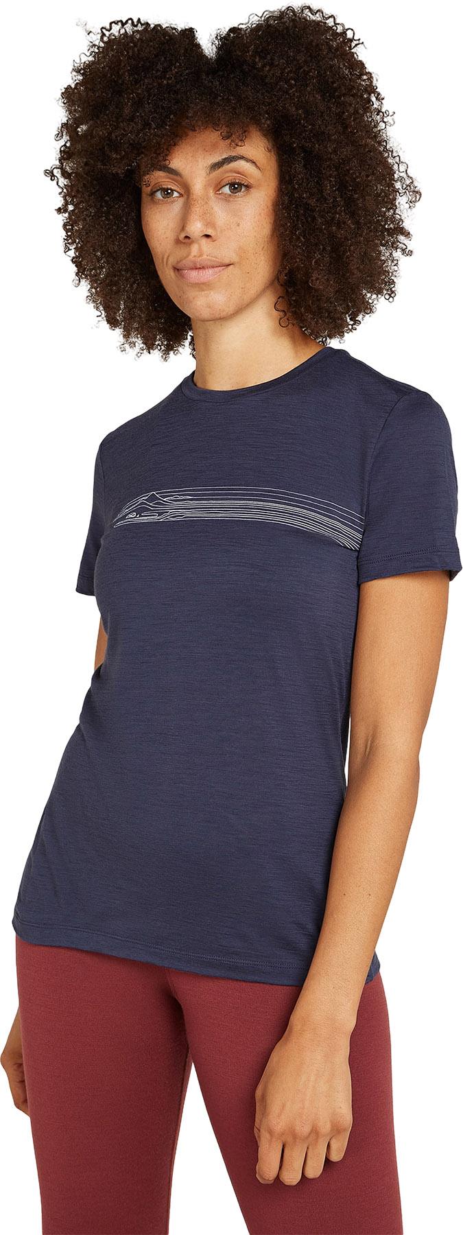 Numéro de l'image de la galerie de produits 4 pour le produit T-shirt à manches courtes en mérinos 150 Tech Lite Camping Lines - Femme