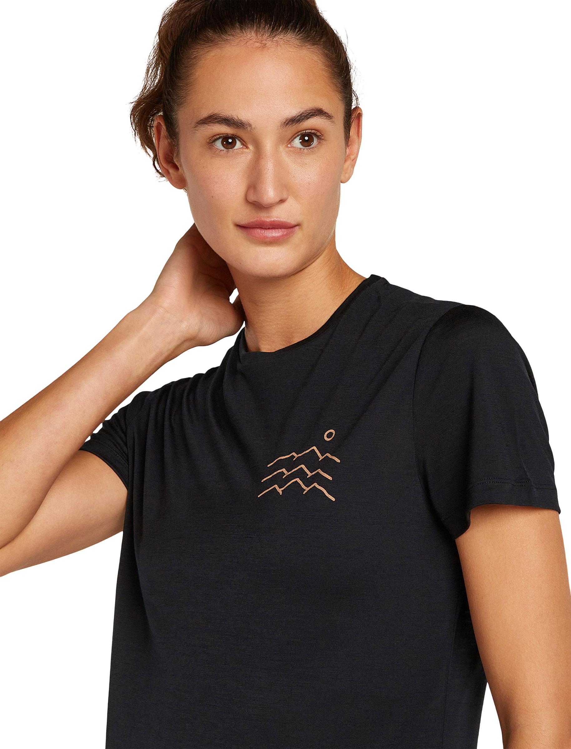 Numéro de l'image de la galerie de produits 5 pour le produit T-shirt à manches courtes en mélange de mérinos 125 Cool-Lite Sphere Across The Peaks - Femme