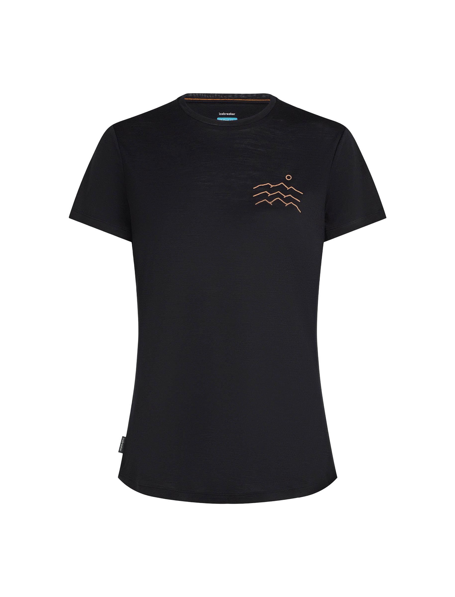 Image de produit pour T-shirt à manches courtes en mélange de mérinos 125 Cool-Lite Sphere Across The Peaks - Femme 