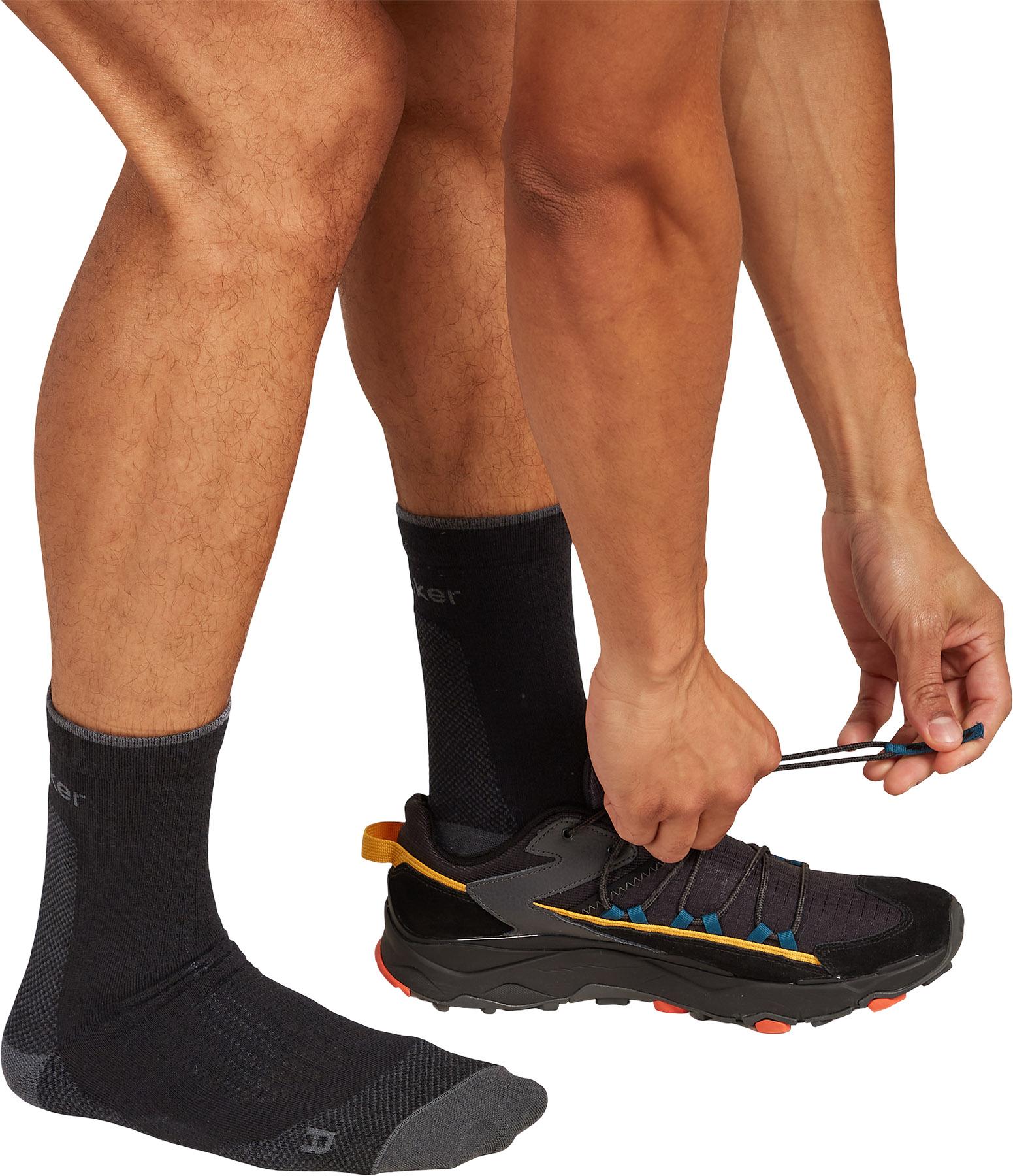Numéro de l'image de la galerie de produits 2 pour le produit Chaussettes mi-quart en mérinos ultra-léger Hike+ - Homme