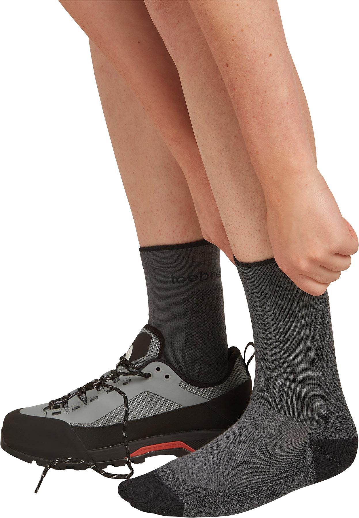 Numéro de l'image de la galerie de produits 2 pour le produit Chaussettes mi-quart en mérinos ultra-léger Hike+ - Femme