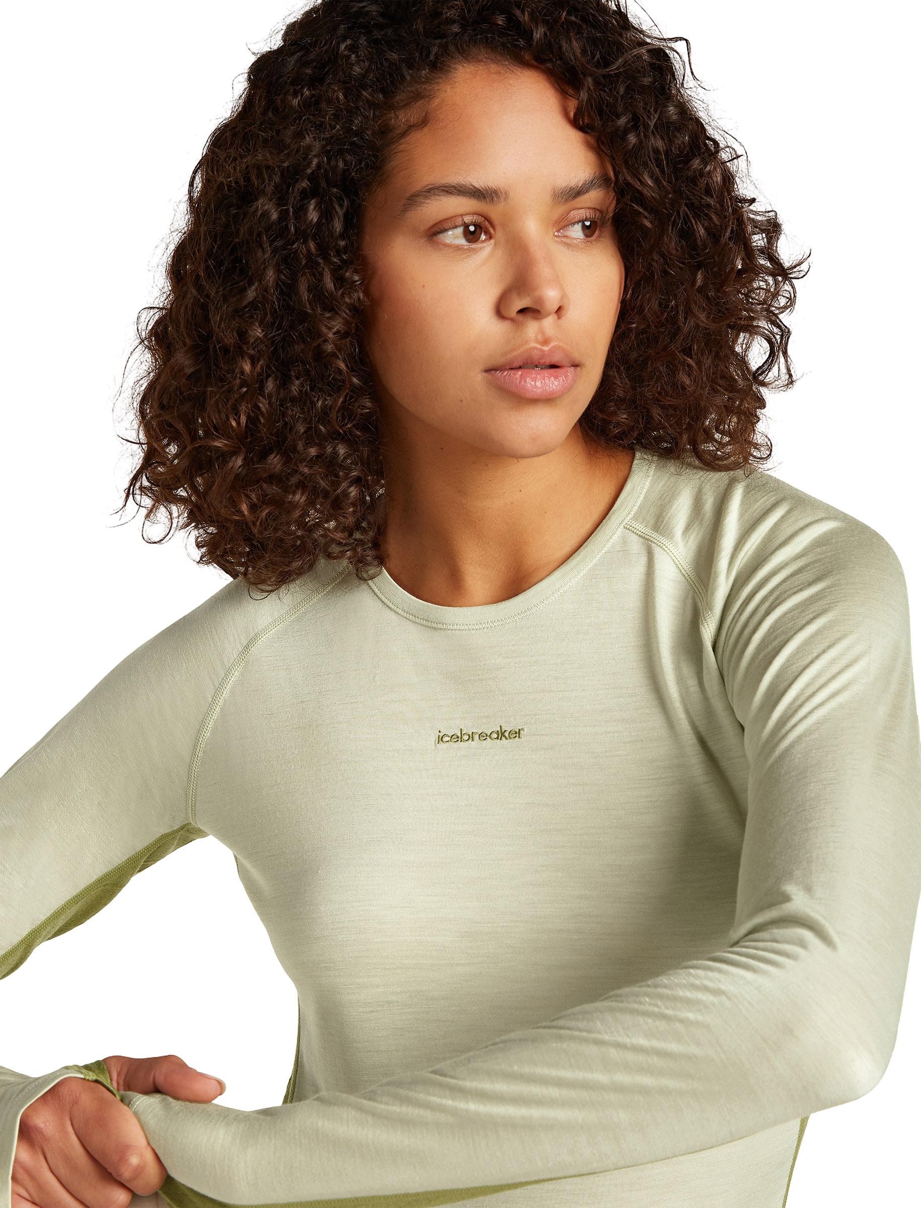 Product gallery image number 6 for product 125 ZoneKnit Merino Blend Long Sleeve Crewe Thermal Top - Women's