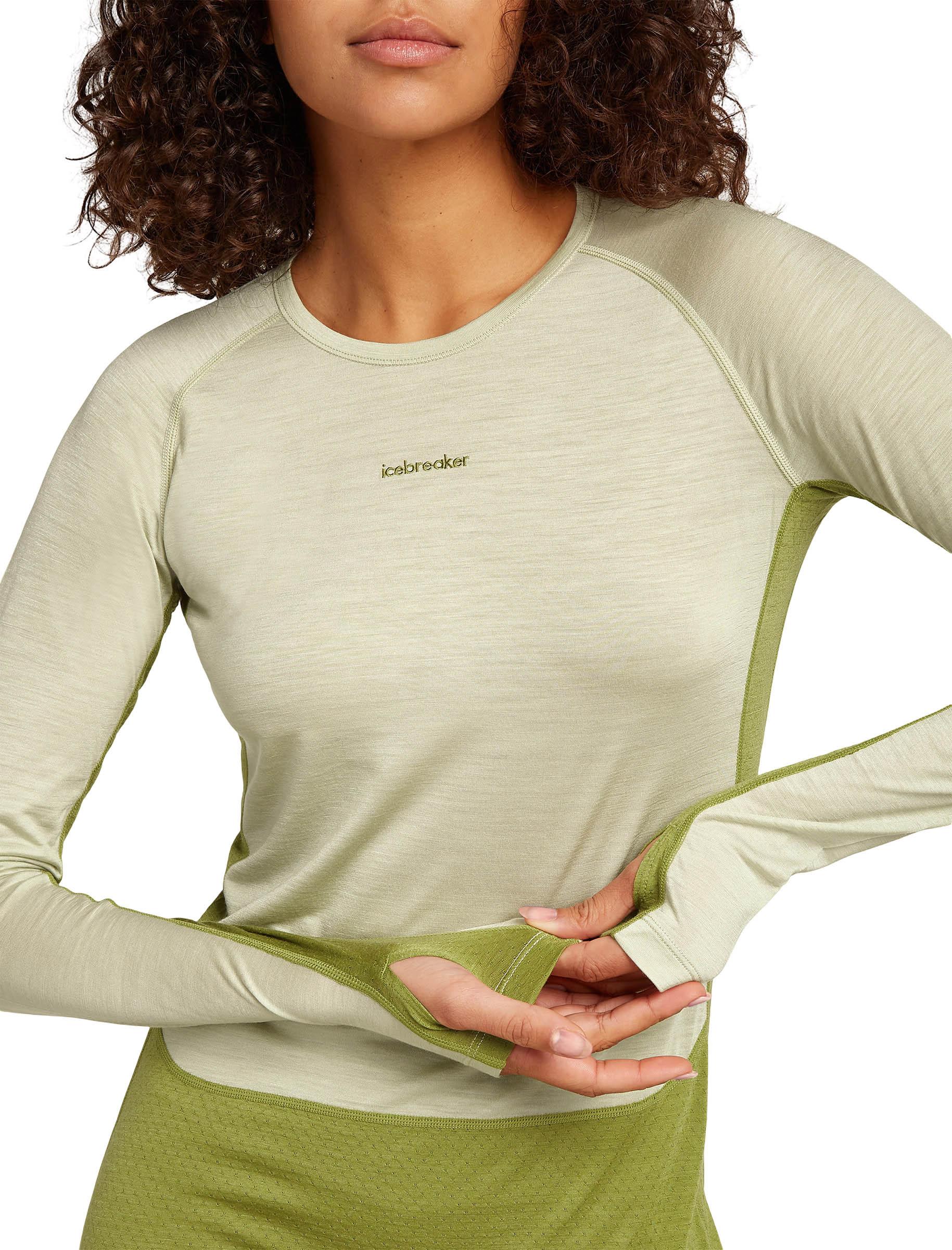 Product gallery image number 2 for product 125 ZoneKnit Merino Blend Long Sleeve Crewe Thermal Top - Women's