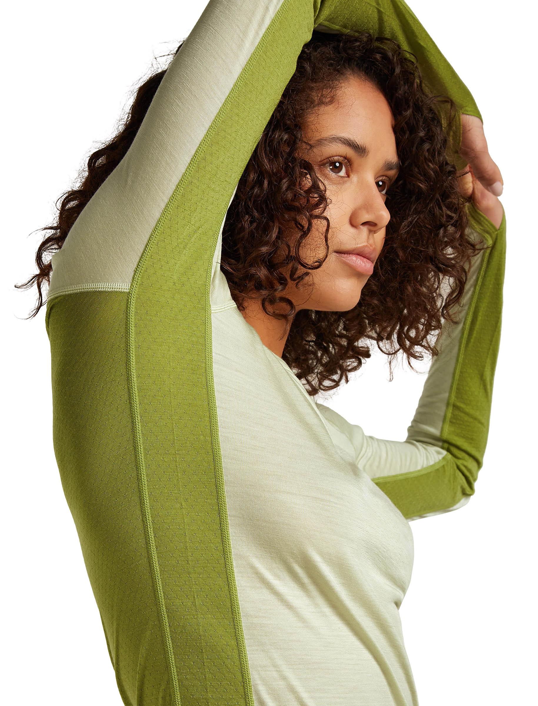 Product gallery image number 3 for product 125 ZoneKnit Merino Blend Long Sleeve Crewe Thermal Top - Women's