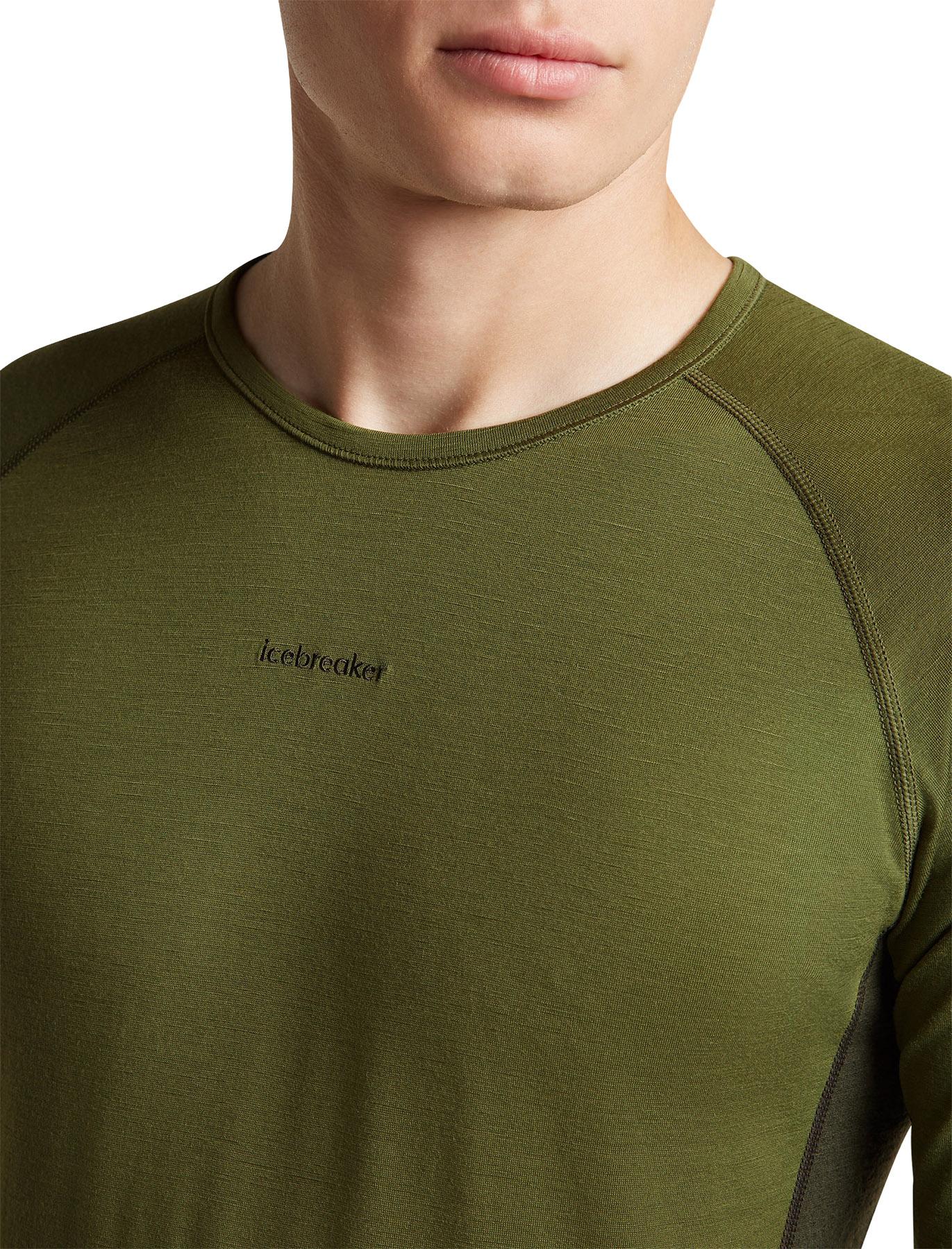 Product gallery image number 3 for product Merino 200 ZoneKnit Long Sleeve Crew Neck Thermal Top - Men's