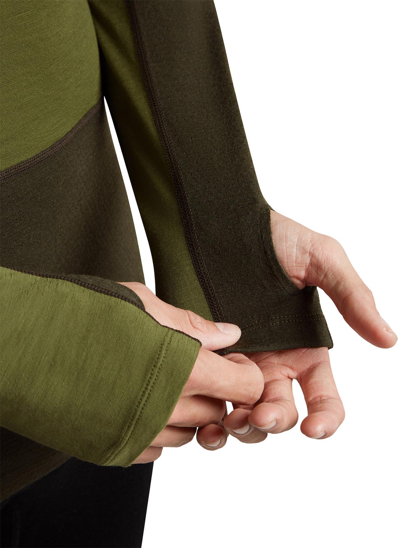 Product gallery image number 4 for product Merino 200 ZoneKnit Long Sleeve Crew Neck Thermal Top - Men's