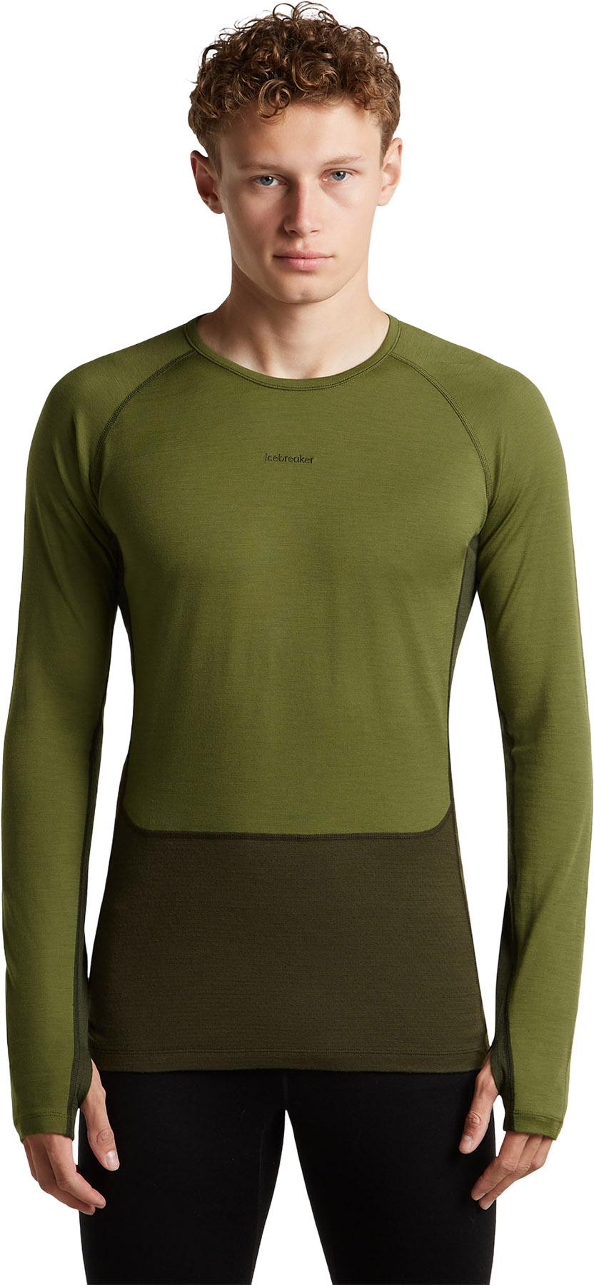 Product gallery image number 5 for product Merino 200 ZoneKnit Long Sleeve Crew Neck Thermal Top - Men's