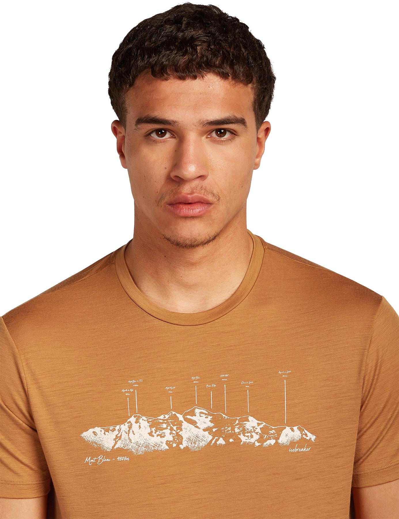 Product gallery image number 3 for product Merino 150 Tech Lite The Peaks Short Sleeve T-Shirt - Men's