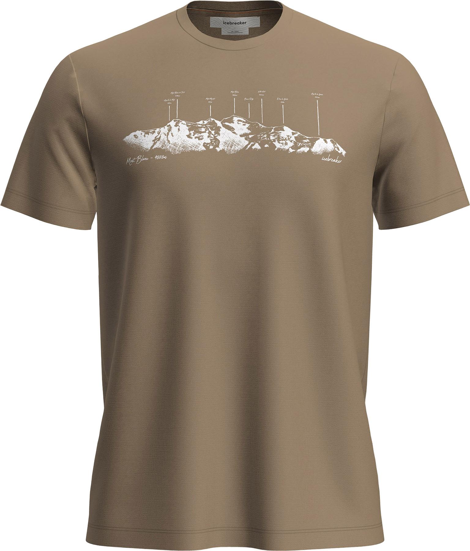 Image de produit pour T-shirt à manches courtes en mérinos 150 Tech Lite The Peaks - Homme