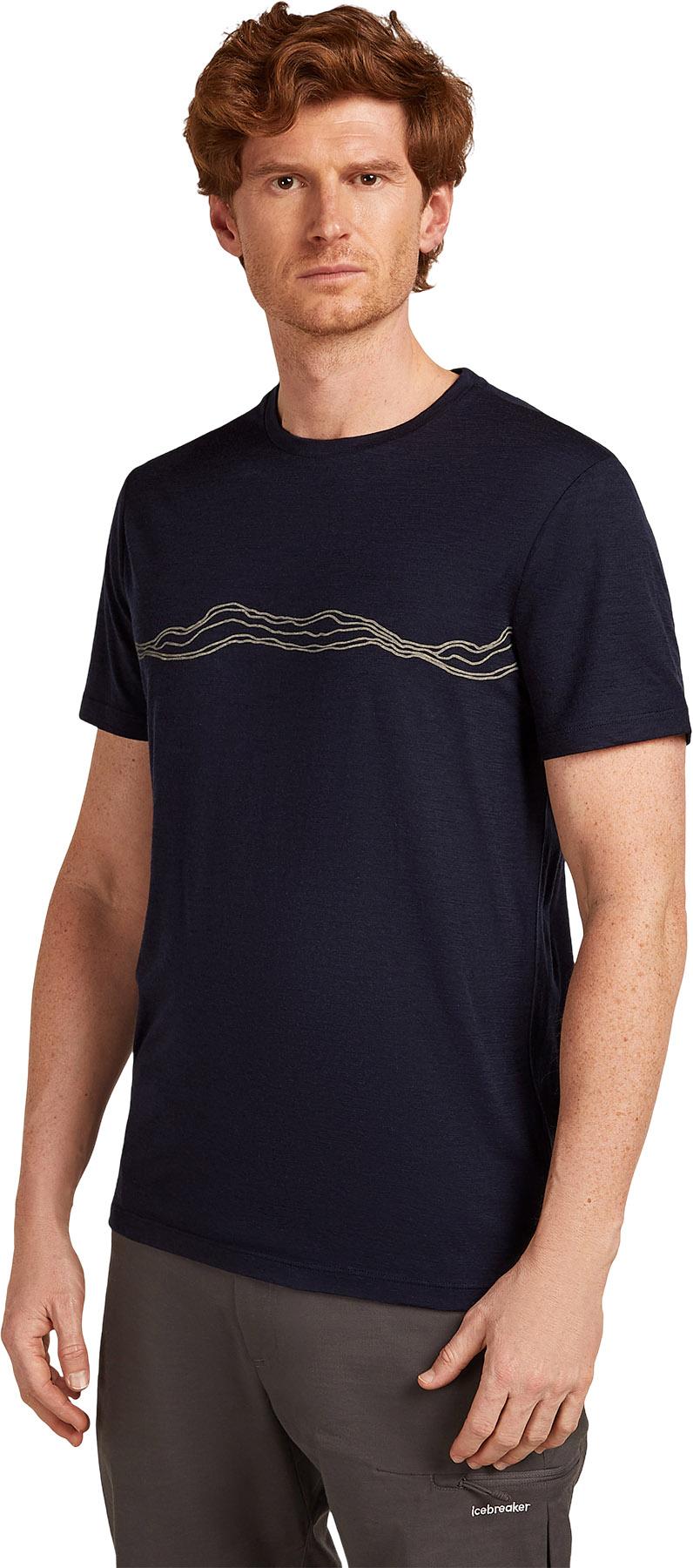 Product gallery image number 2 for product Merino 150 Tech Lite Mountain Pulse Short Sleeve T-Shirt - Men's