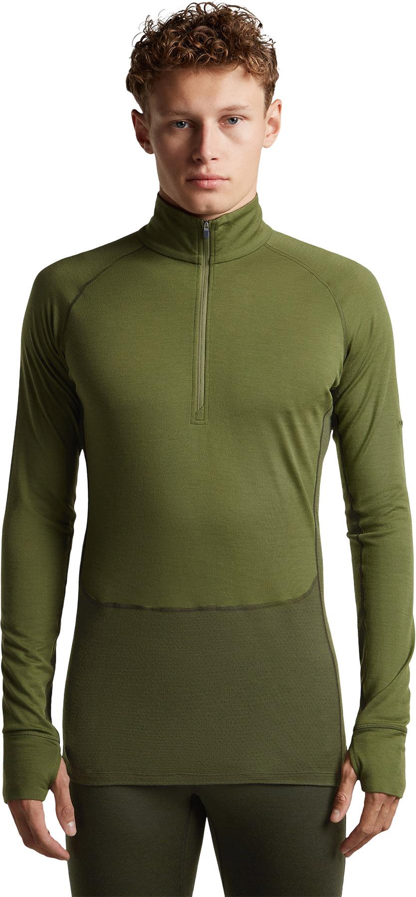 Numéro de l'image de la galerie de produits 4 pour le produit Haut thermique à manches longues et demi-glissière en merinos 200 ZoneKnit - Homme