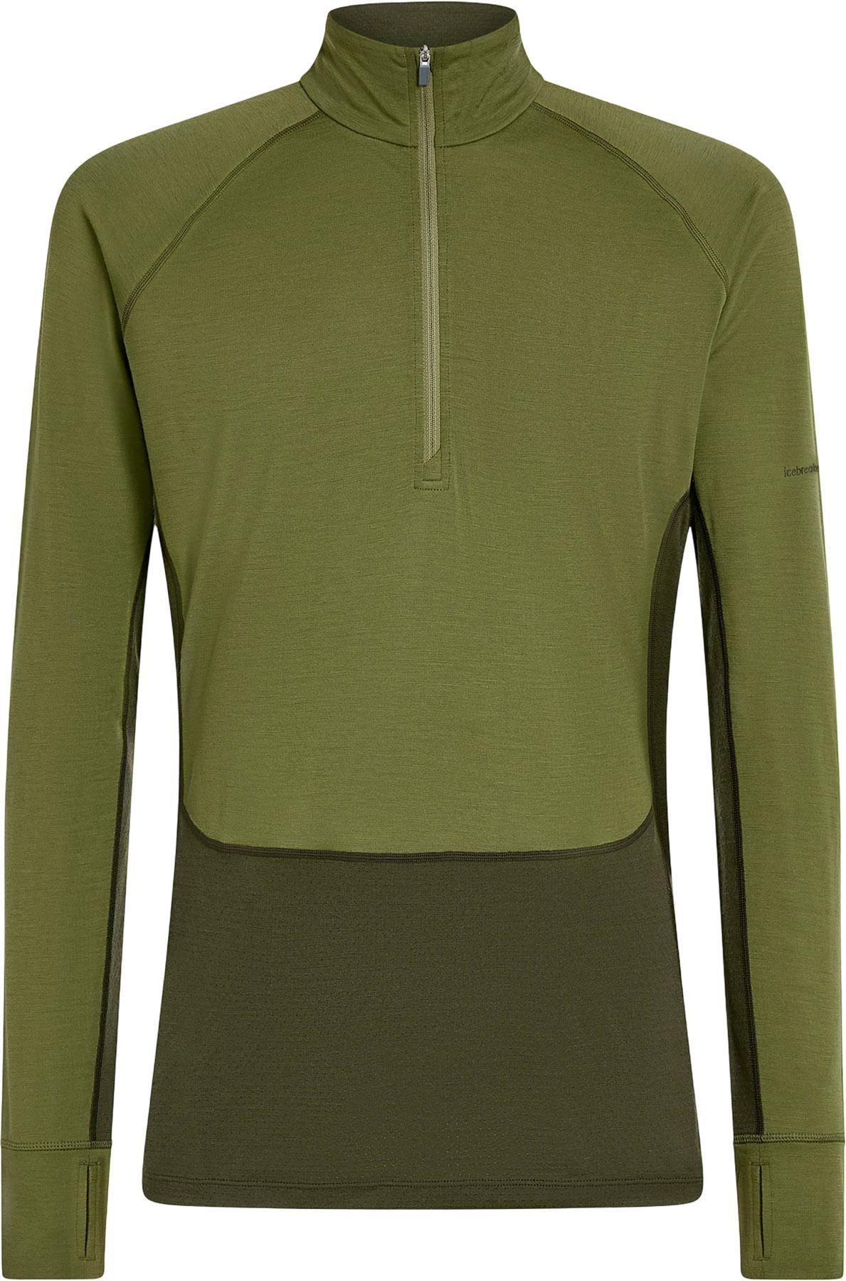 Image de produit pour Haut thermique à manches longues et demi-glissière en merinos 200 ZoneKnit - Homme