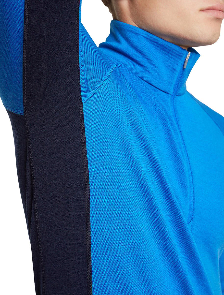 Product gallery image number 2 for product Merino 260 ZoneKnit Long Sleeve Half Zip Thermal Top - Men's