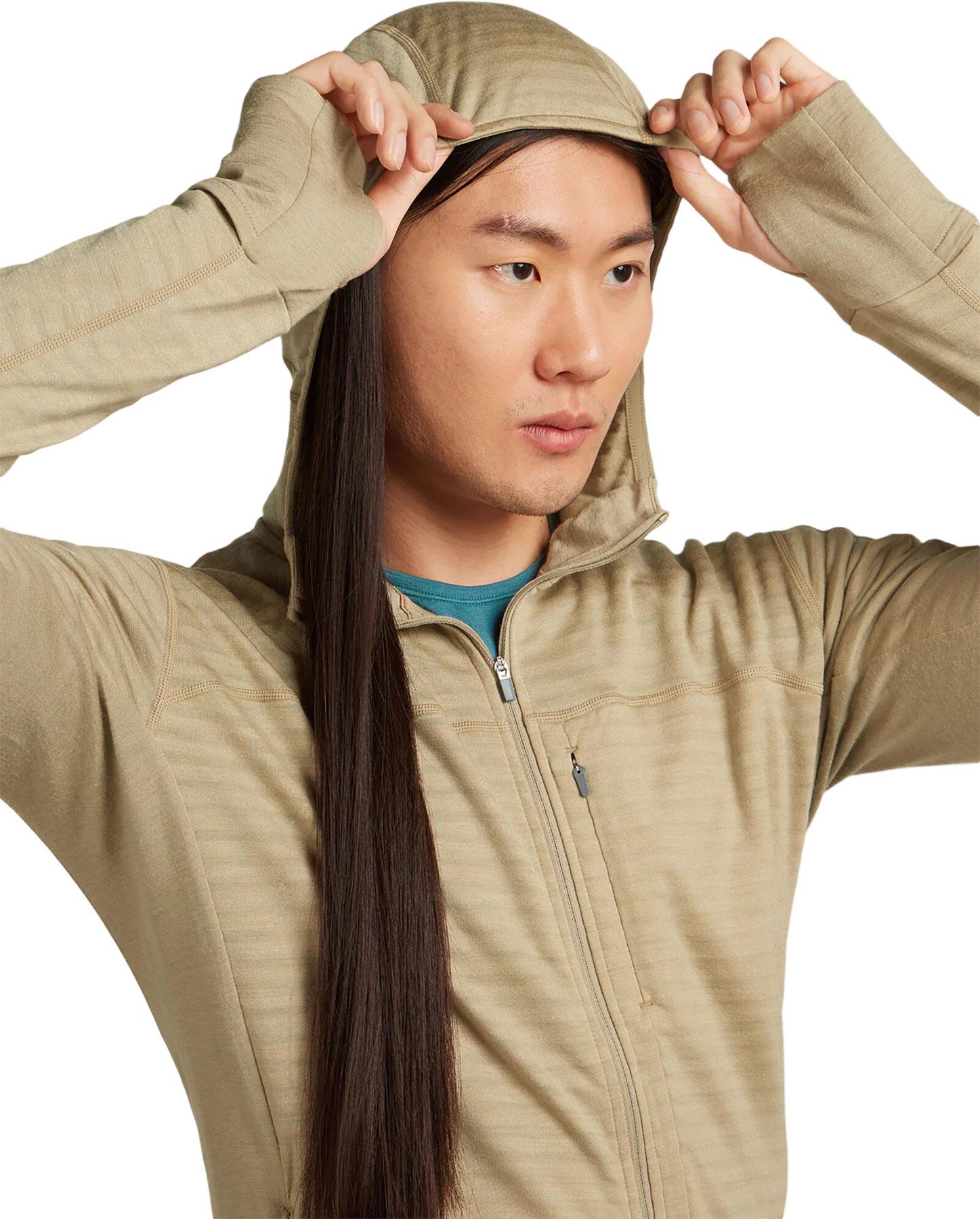 Product gallery image number 7 for product 300 RealFleece Descender Merino Blend Long Sleeve Zip Hoodie - Men's