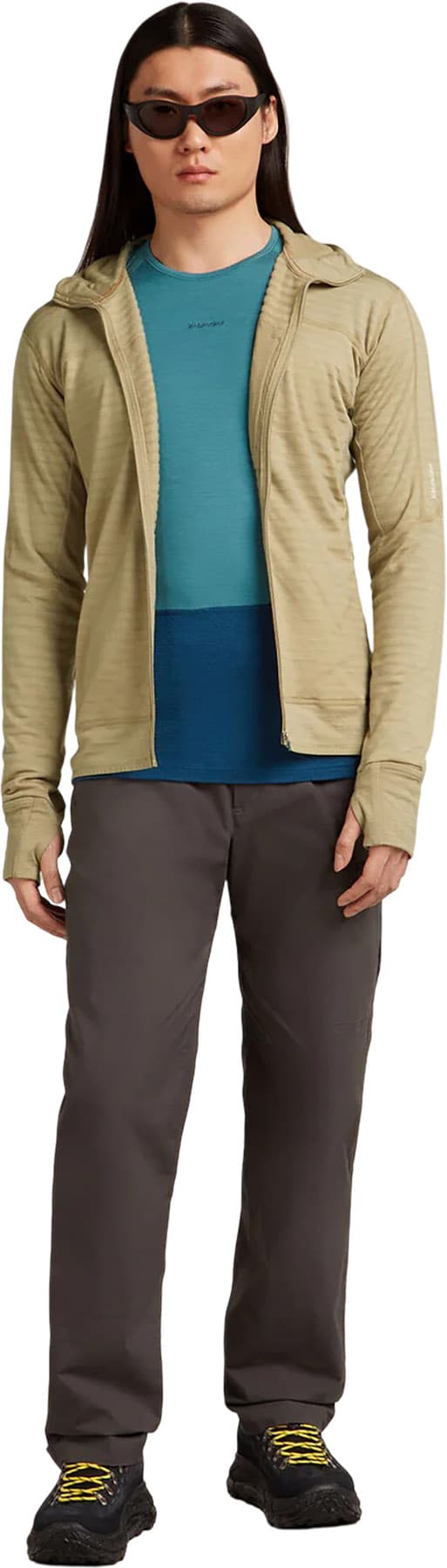 Product gallery image number 11 for product 300 RealFleece Descender Merino Blend Long Sleeve Zip Hoodie - Men's