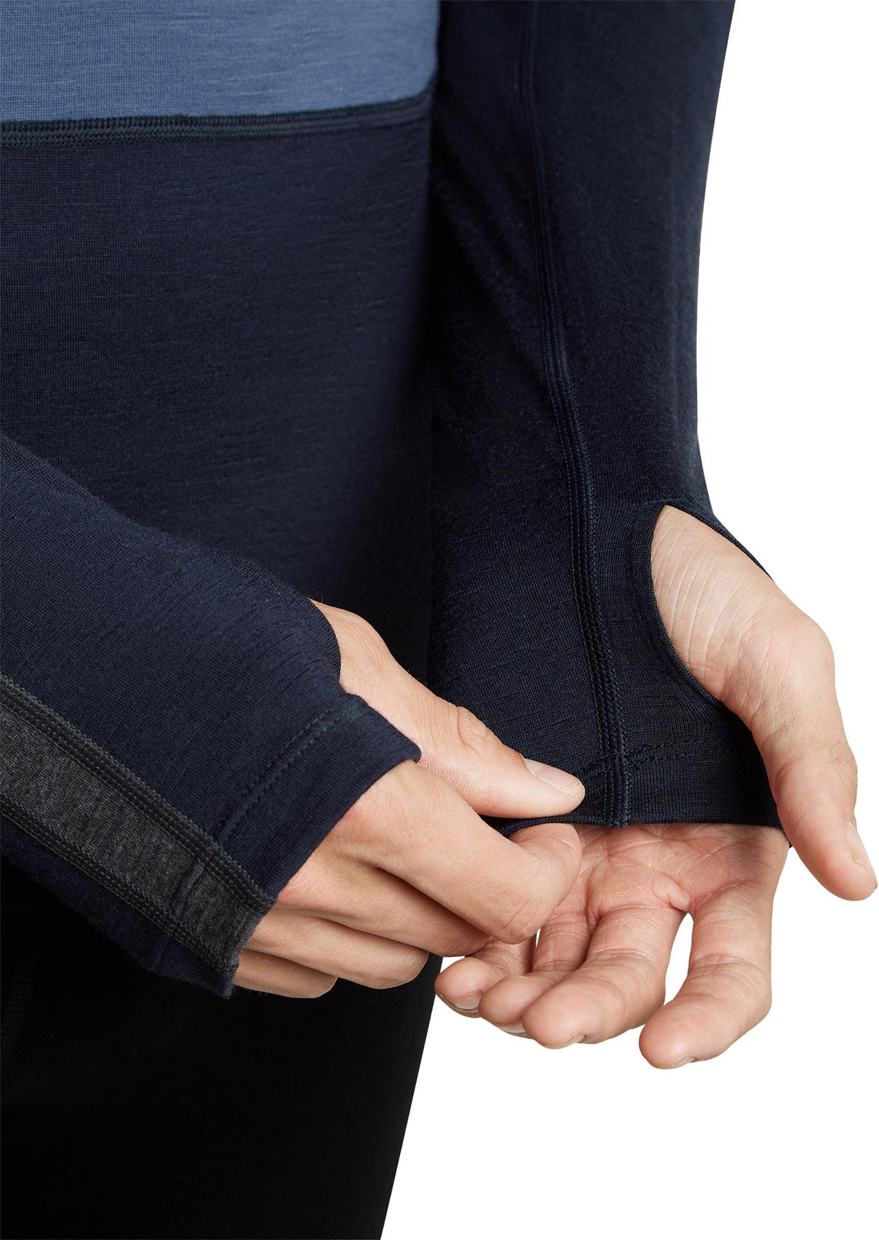 Product gallery image number 6 for product Merino 200 Oasis+ Long Sleeve Half Zip Thermal Hoodie - Men's